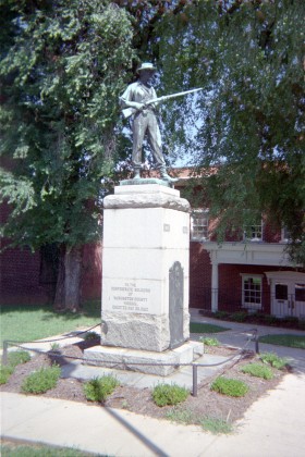 Typical Confederate war memorial