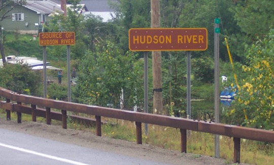 The source of the Hudson River