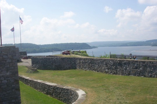 Walls and cannon at Ft. Ticonderoga