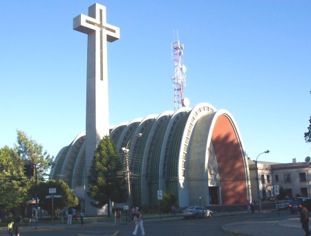 The cathedral in Chillán