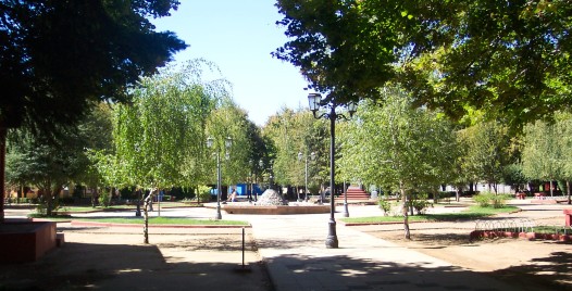 Yungay's plaza