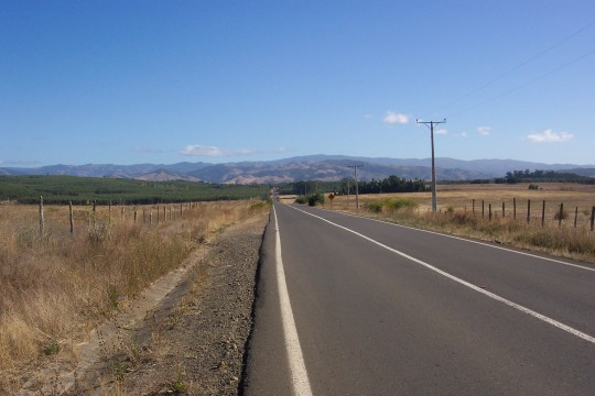 Road stretching off into the distance