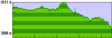 Elevation profile for day 4
