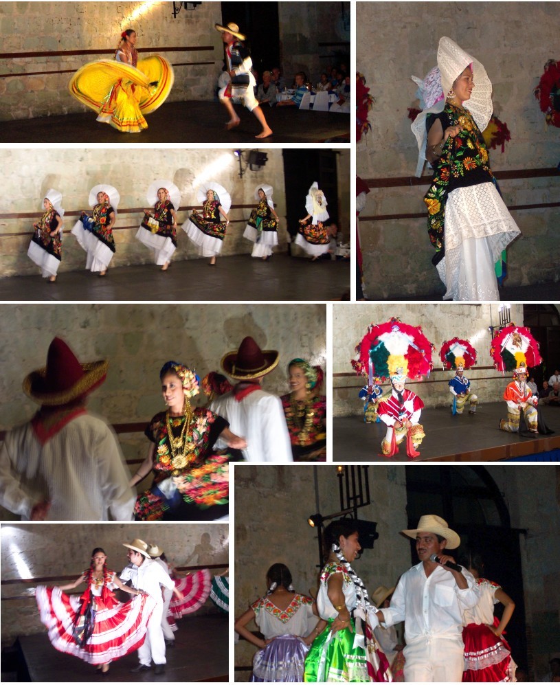 Collage of photos of dances