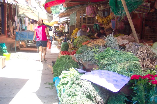 Market street scene