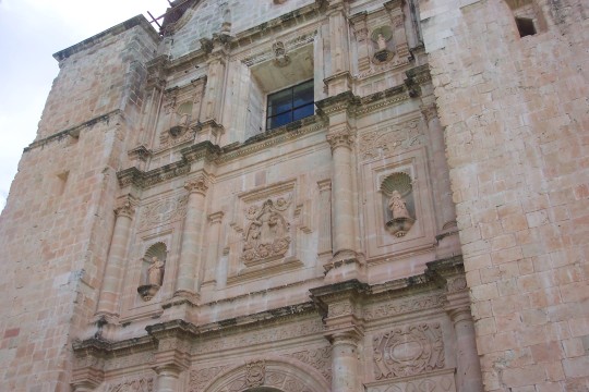 Facade of church at Yanhuitlán
