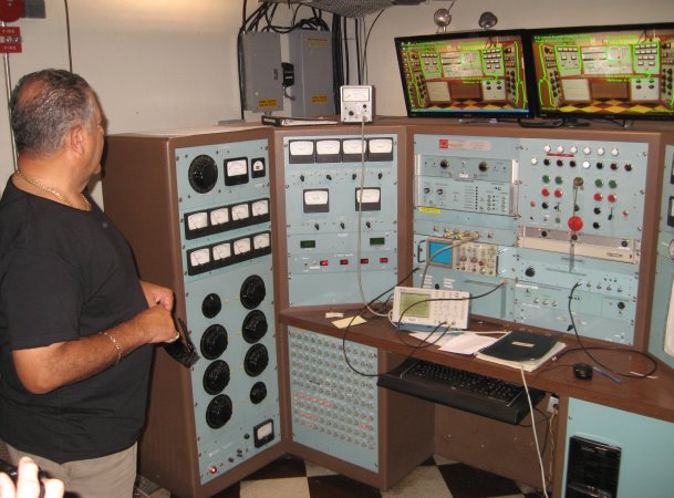 The UHF control console