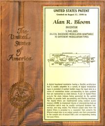 Patent plaque